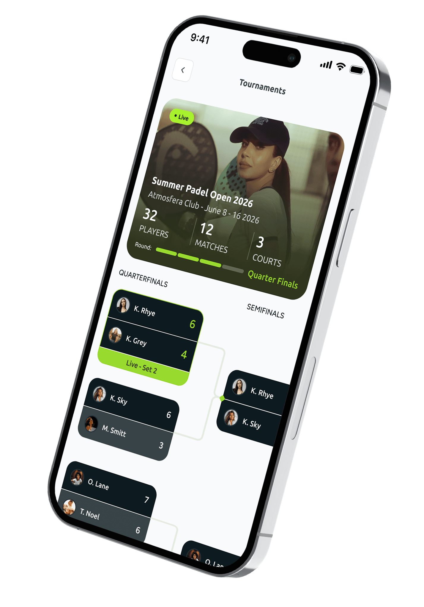 Tournaments built in